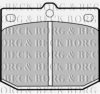 BORG & BECK BBP1239 Brake Pad Set, disc brake